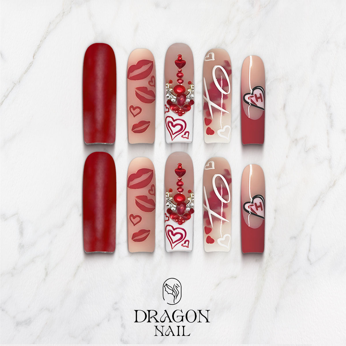 Valentine Sweetheart Red Candy Bow Art & Cute Love