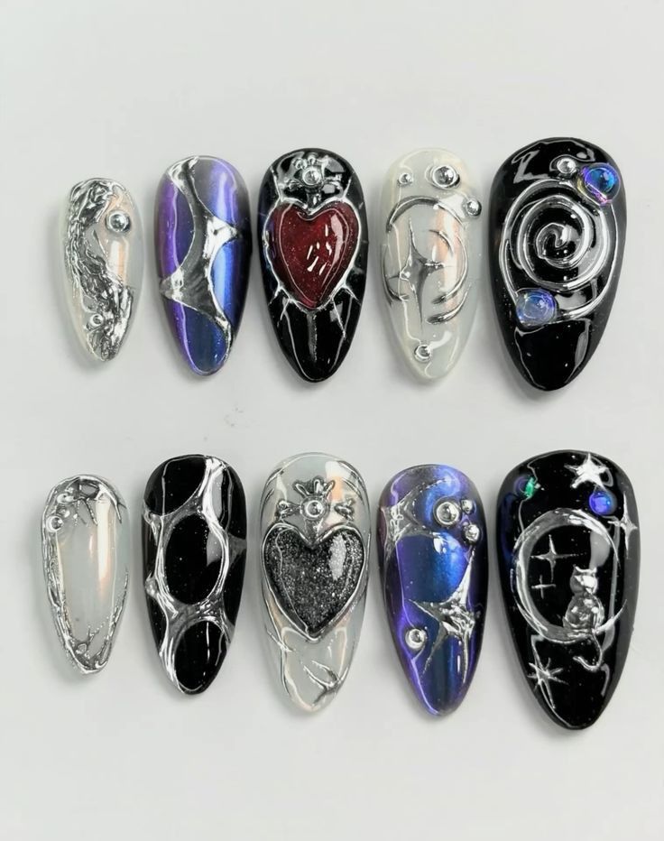 Citrus Orange 3D Fruity Glossy Playful Press On Nails