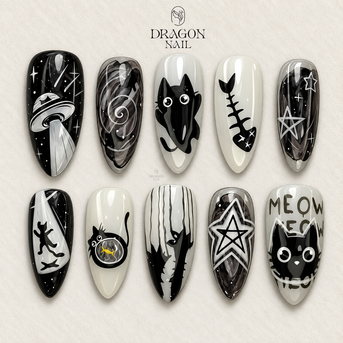 Black Cat Nails