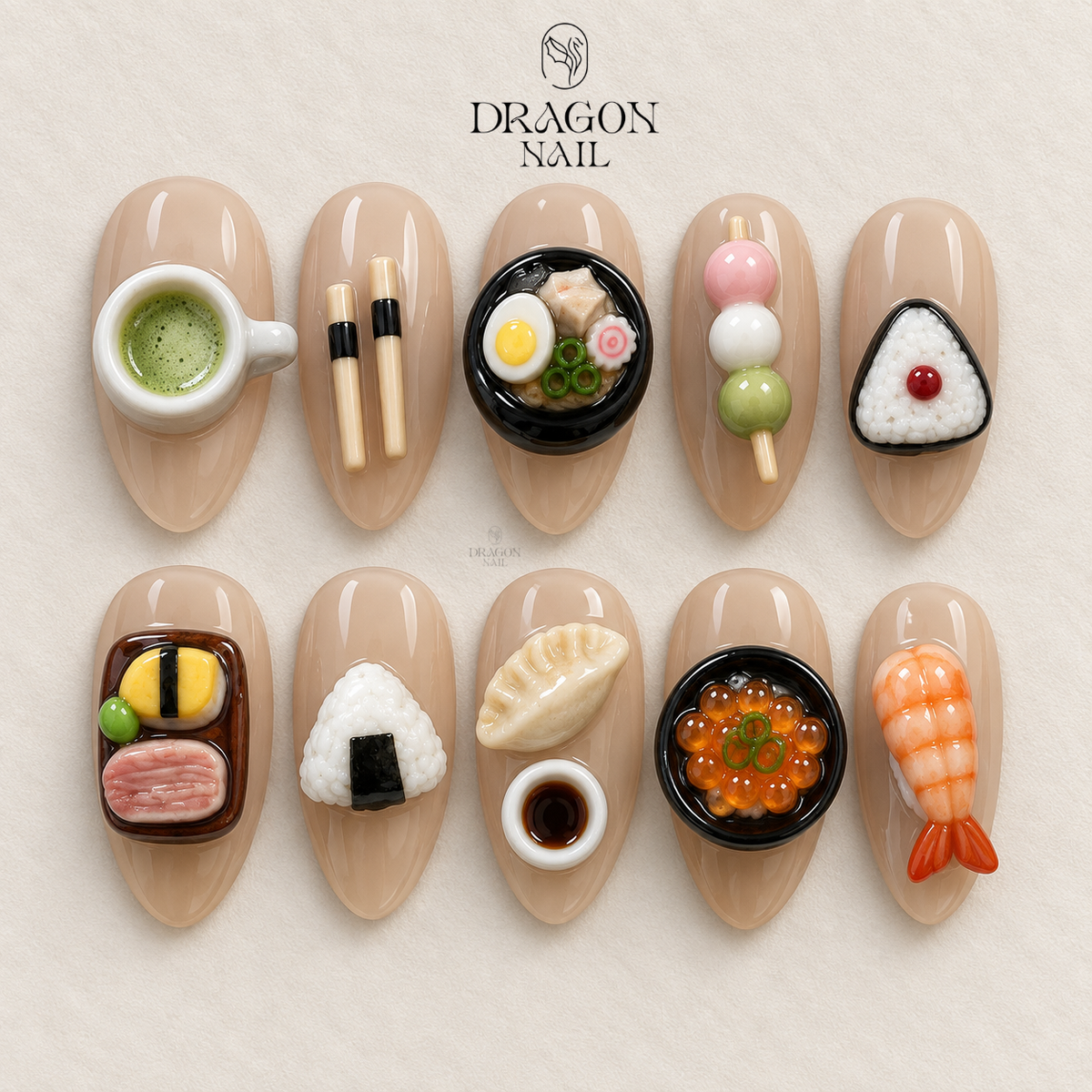 Cute Food Inspired Press On Nails