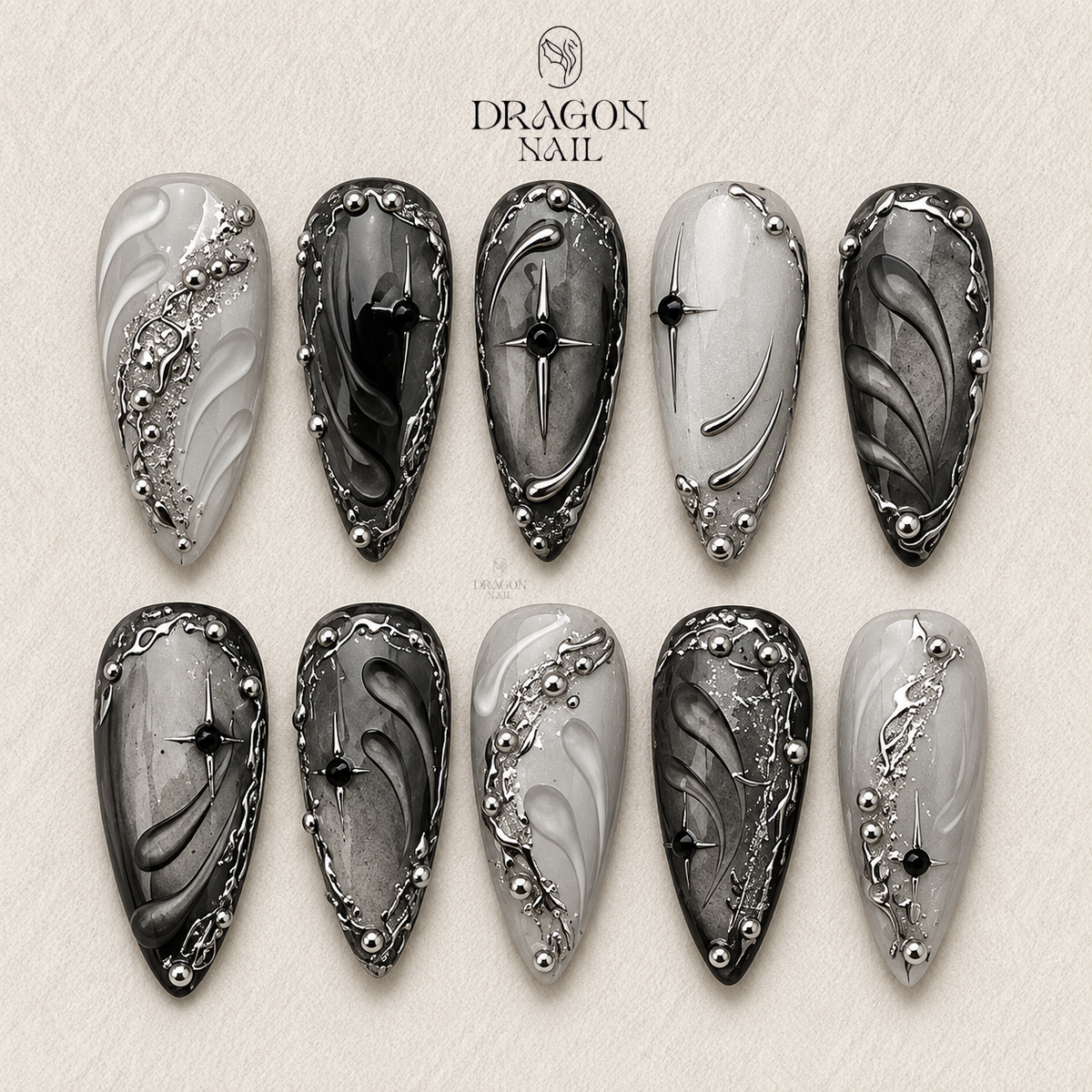 Elegant Minimal Gel Glossy Custom Press On Nails