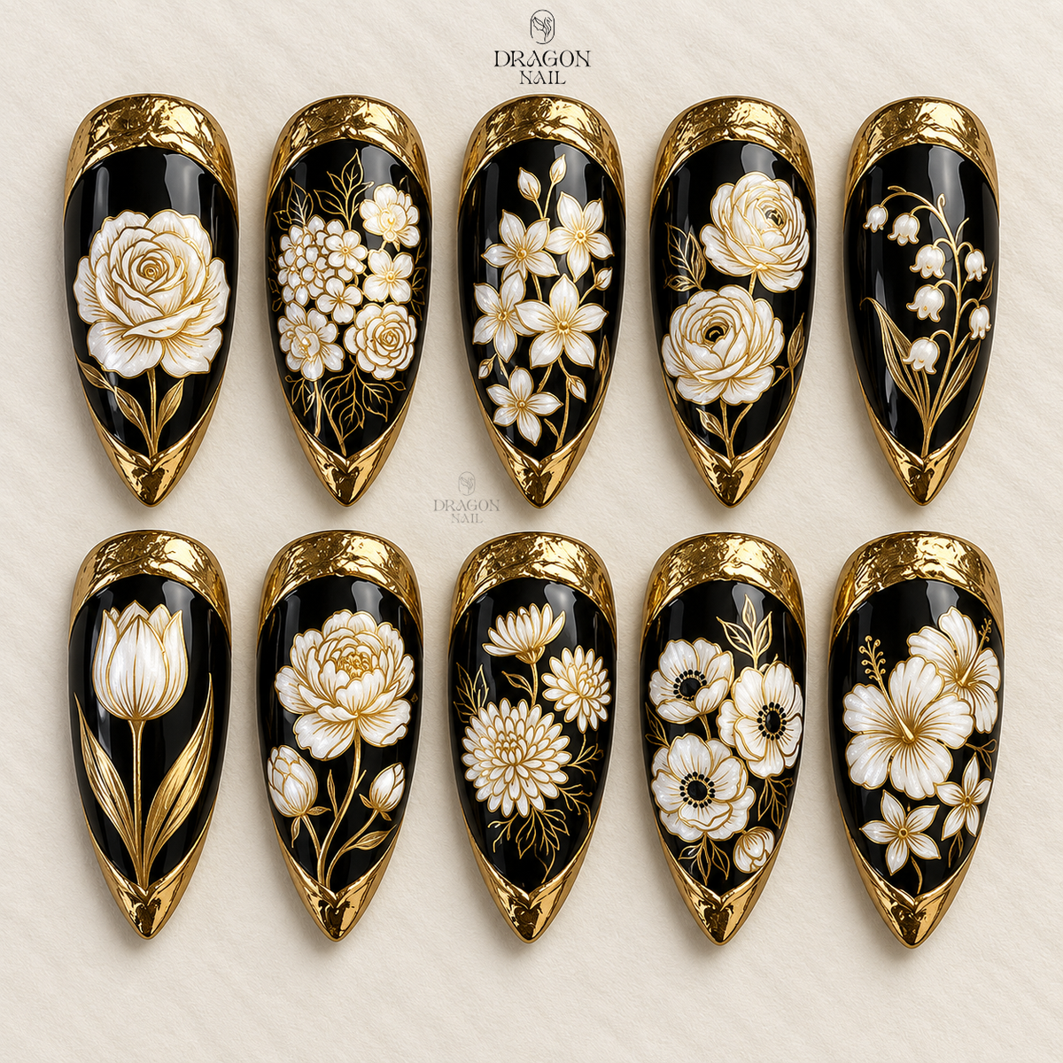 Enchanted Gothic Elegance Press On Nails