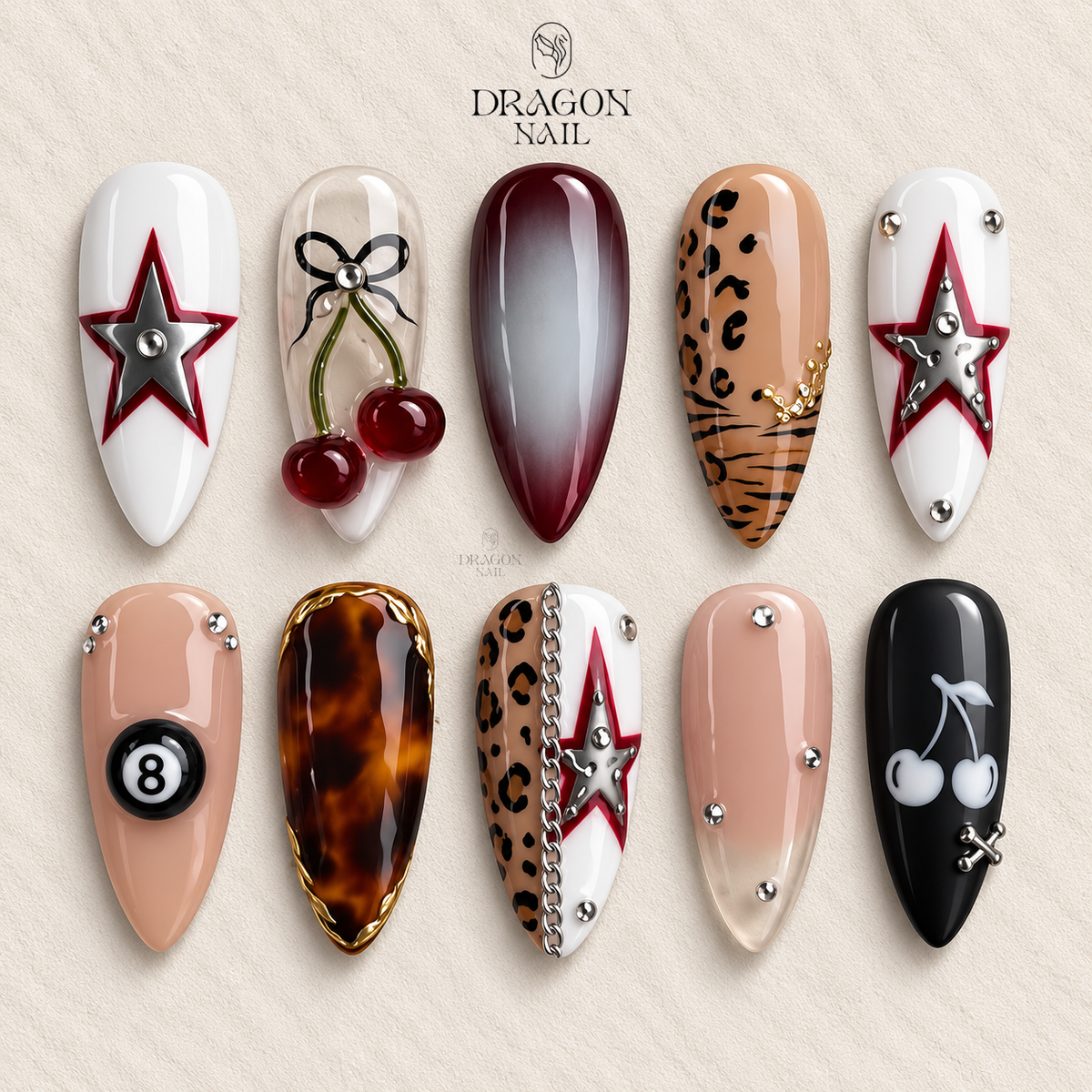 Festive Winter Journey Press On Nails
