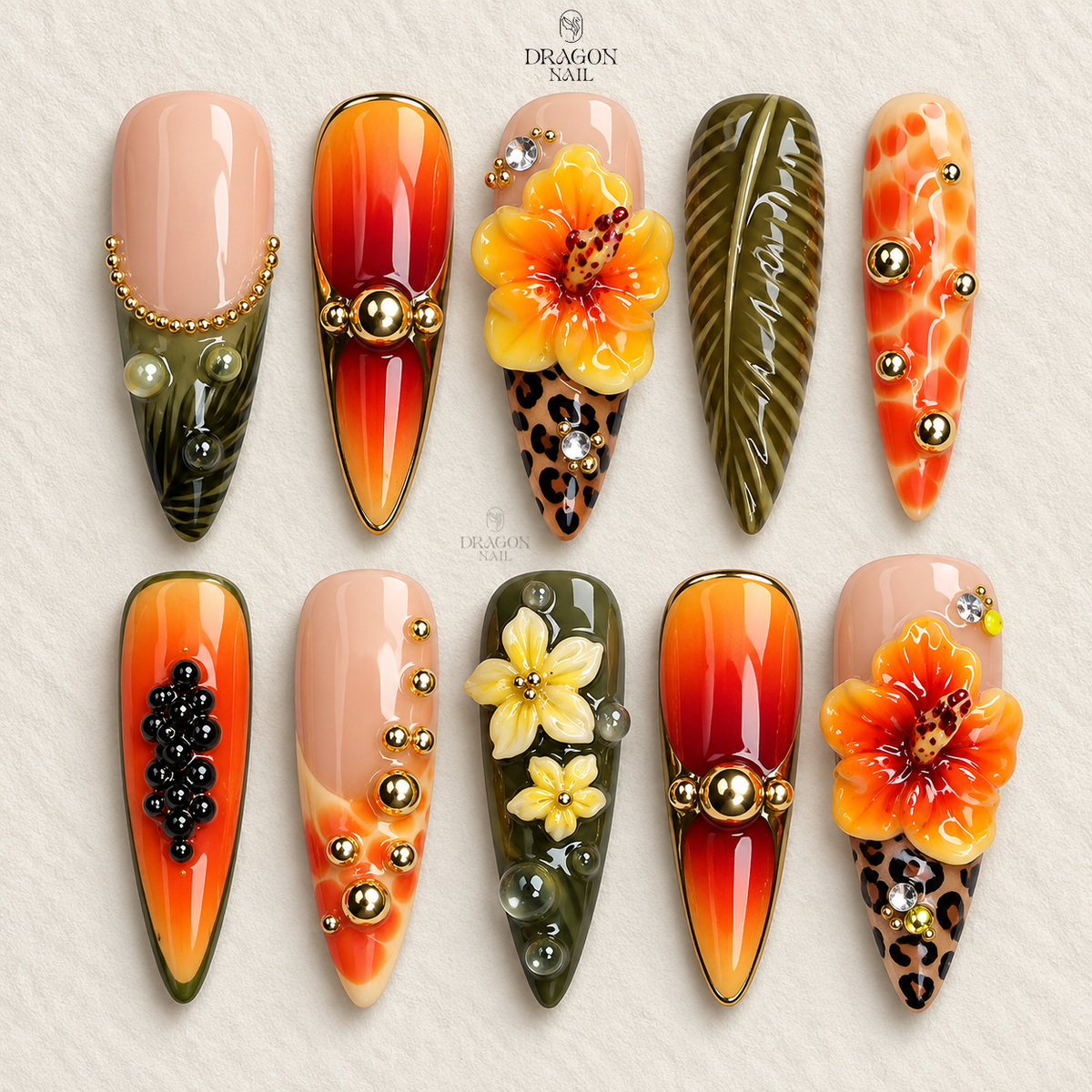 Haunted Manor Gothic Press On Nails