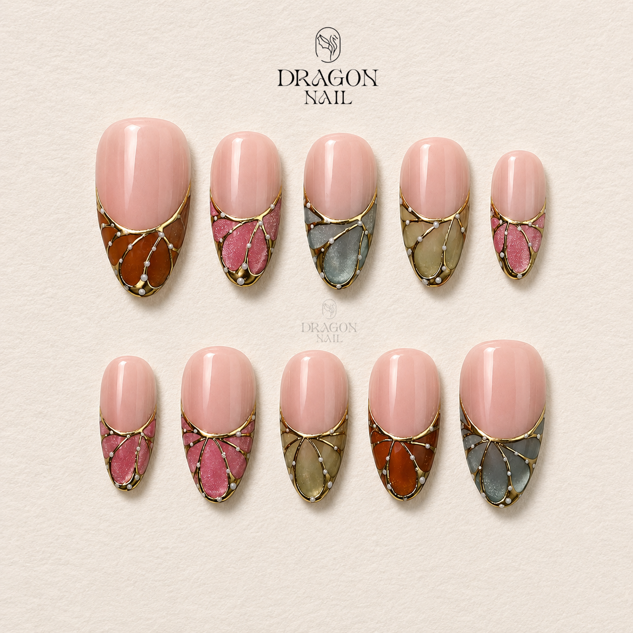 Ethereal Butterfly Cat Eye Press On Nails