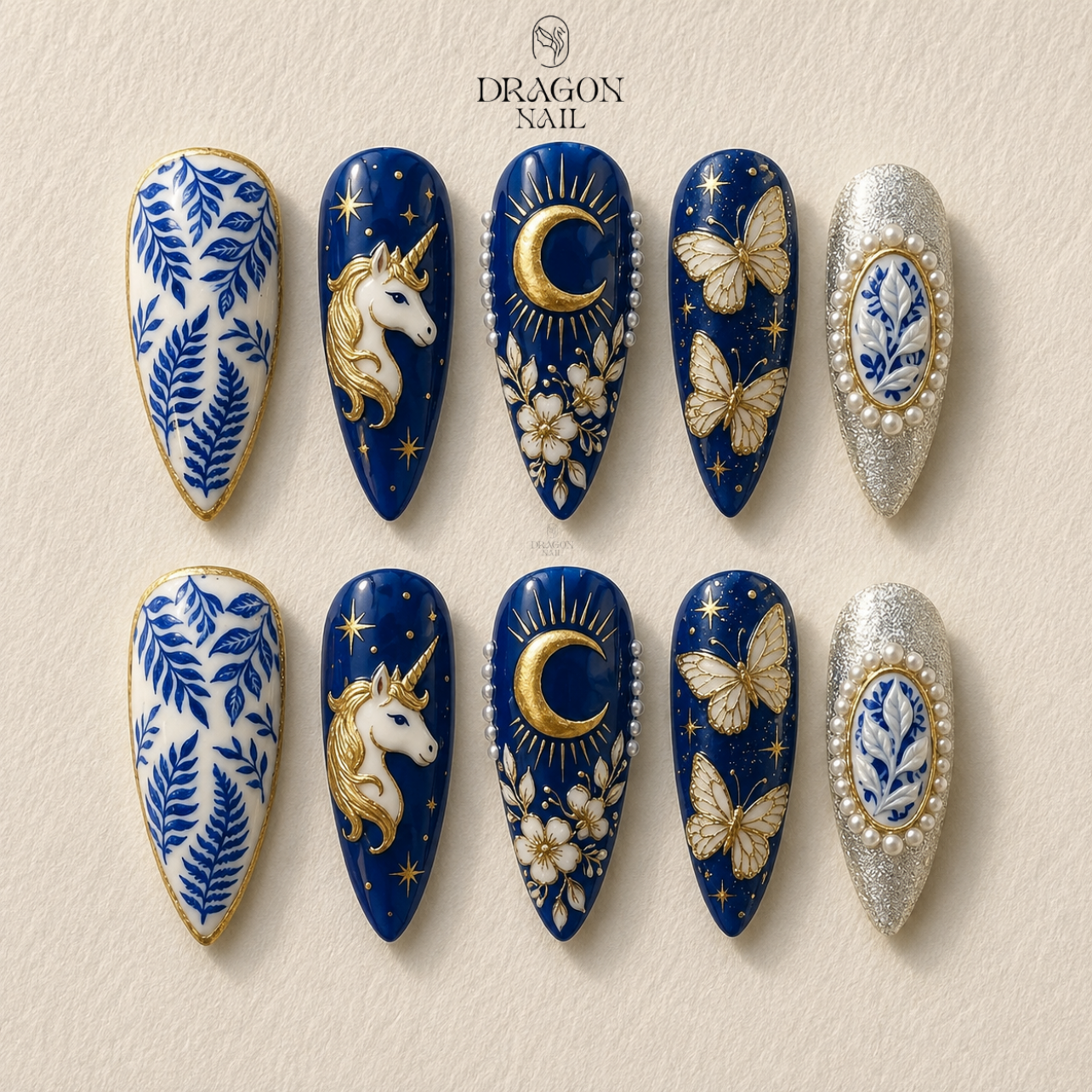 Dramatic Enchanted Gothic Press On Nails