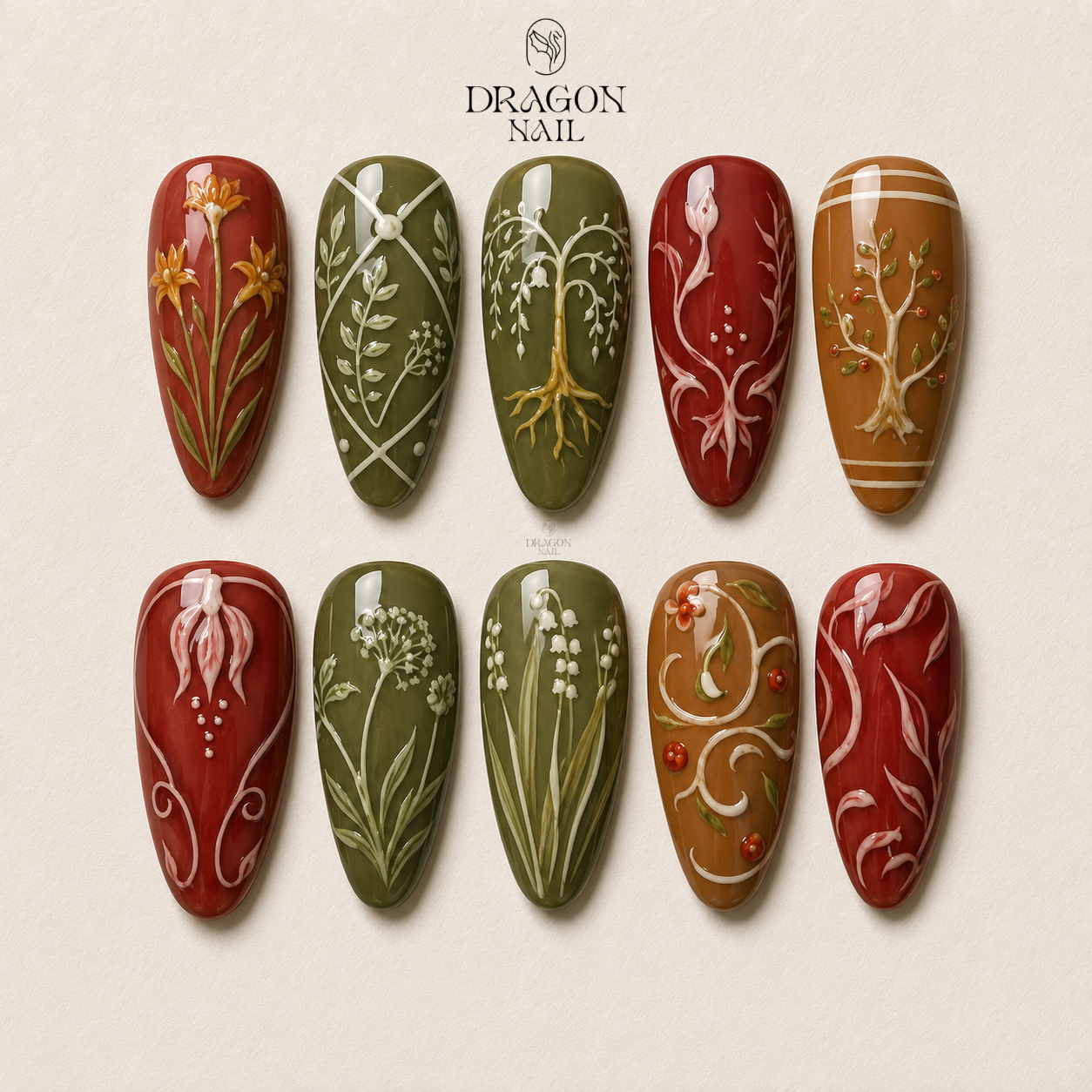 Royal Gothic Elegance Press On Nails