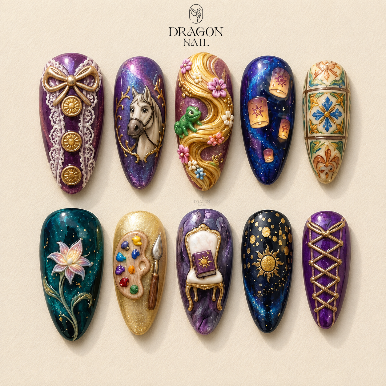Whimsical Fairytale Dream Art Press On Nails