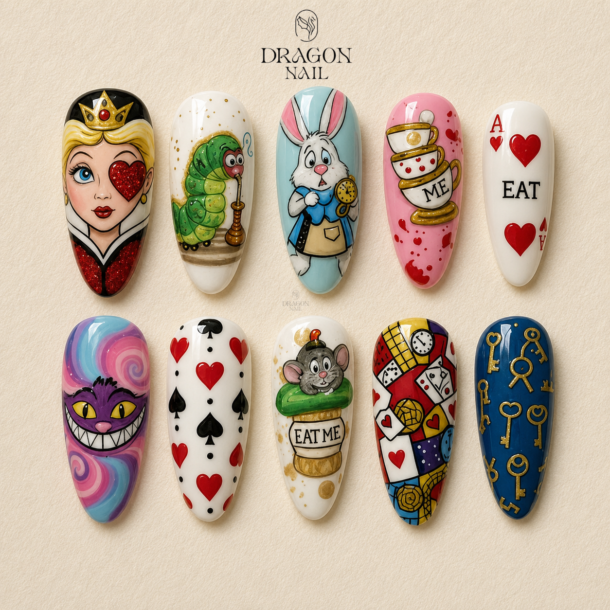 Whimsical Storybook Dream Art Press On Nails