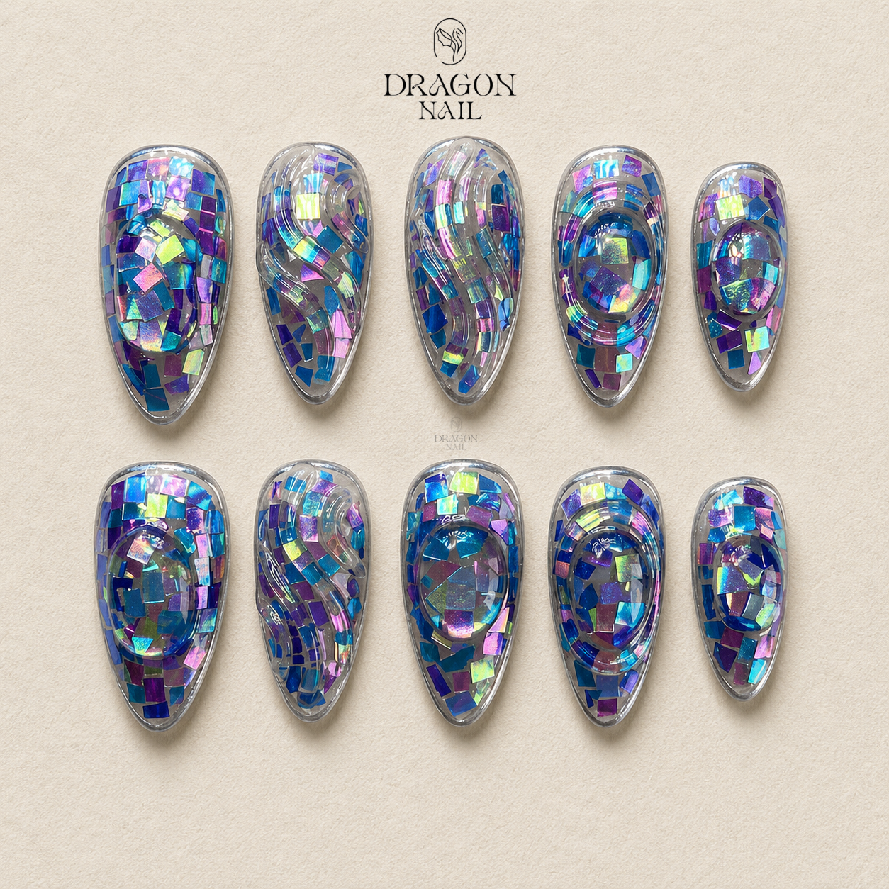 Luxurious Enchanted Gothic Press On Nails