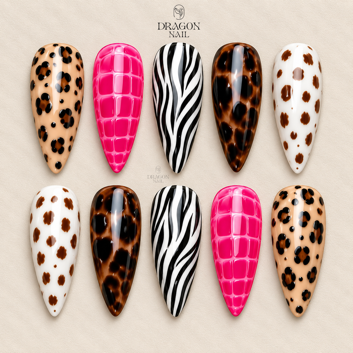 Luxury Ivory Bloom Press On Nails