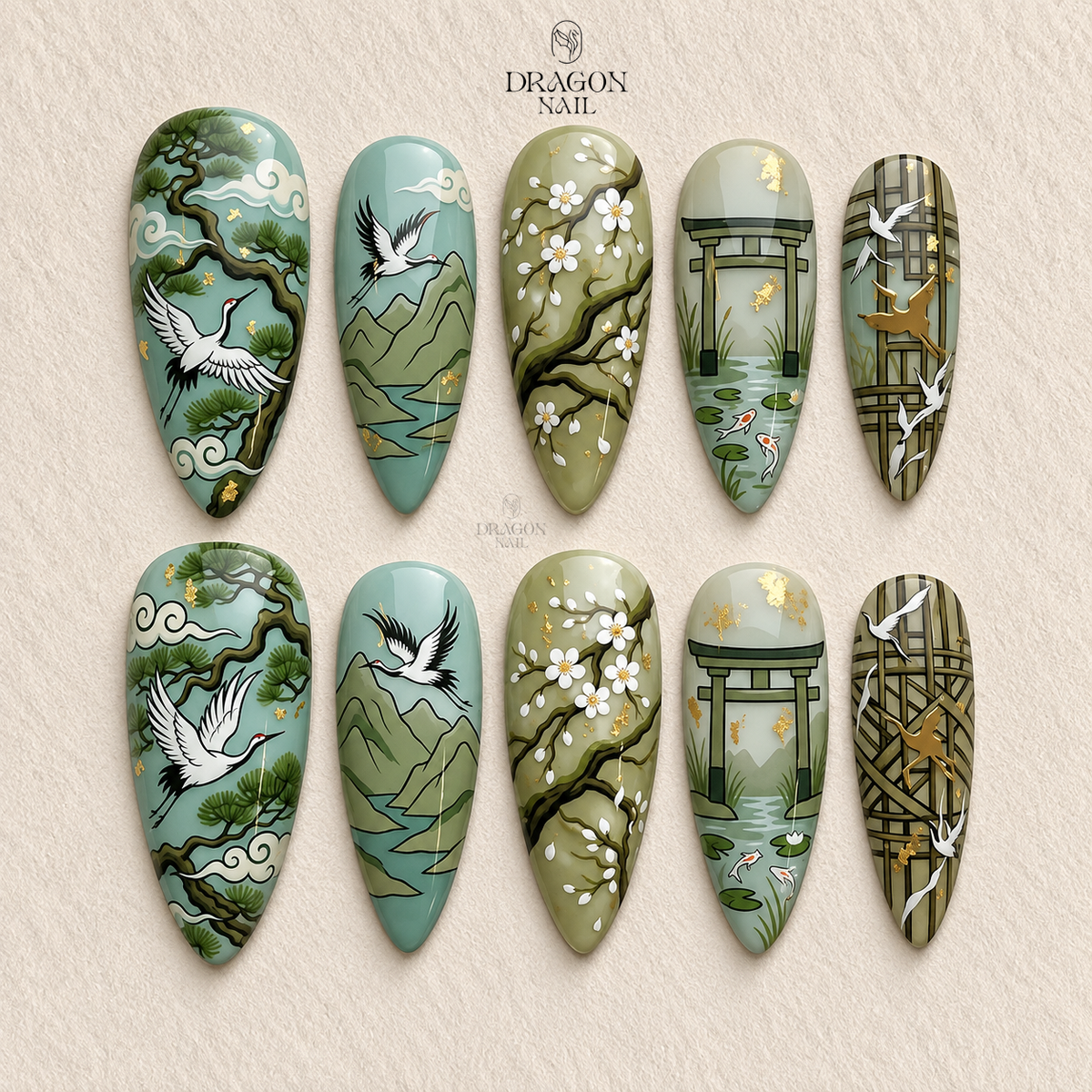 Majestic Scenic Landscape Press On Nails