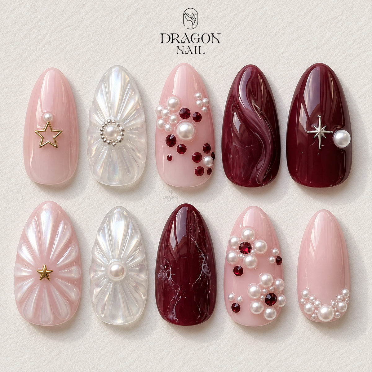 Mystic Celestial Dark Elegance Press On Nails