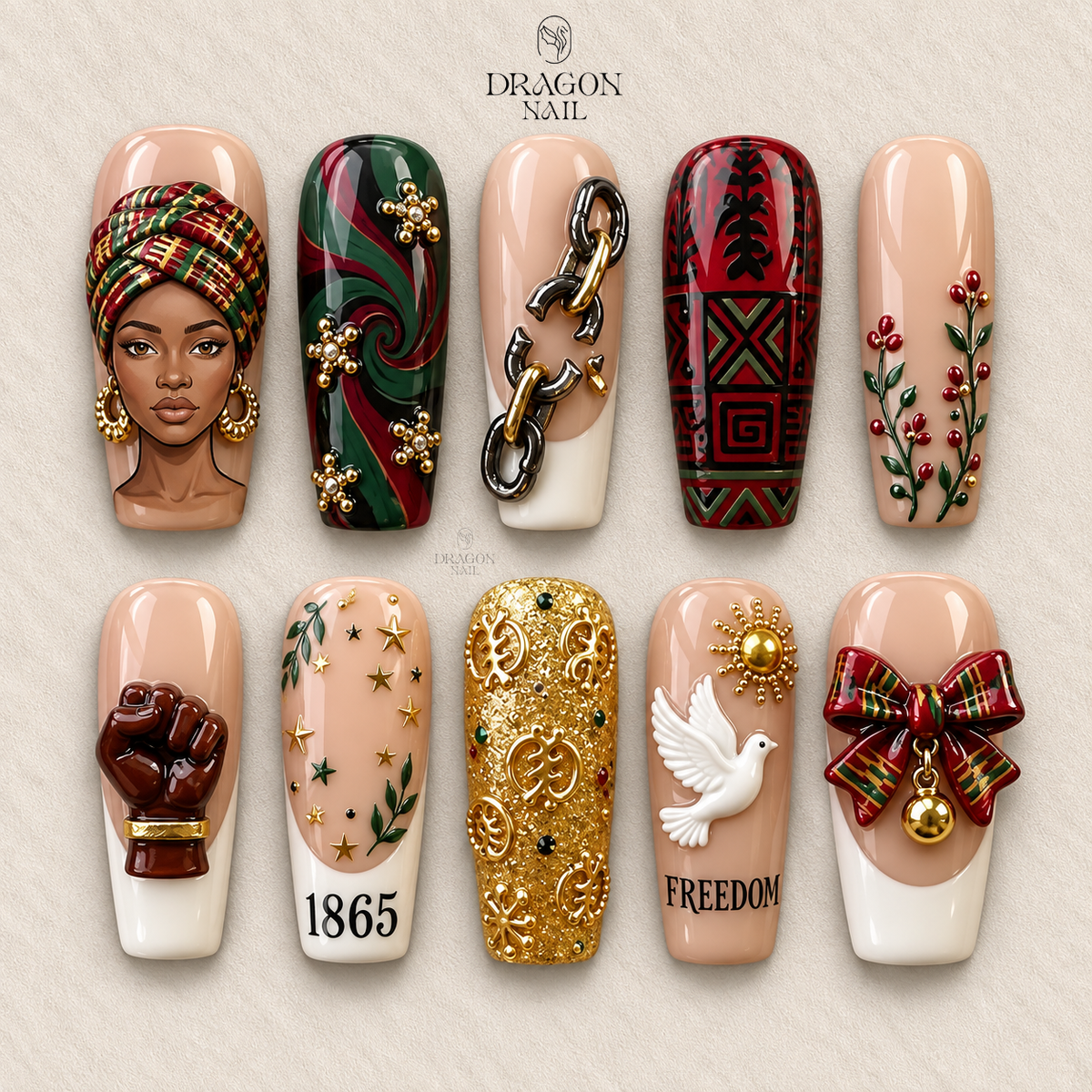 Playful Pumpkin Festival Press On Nails