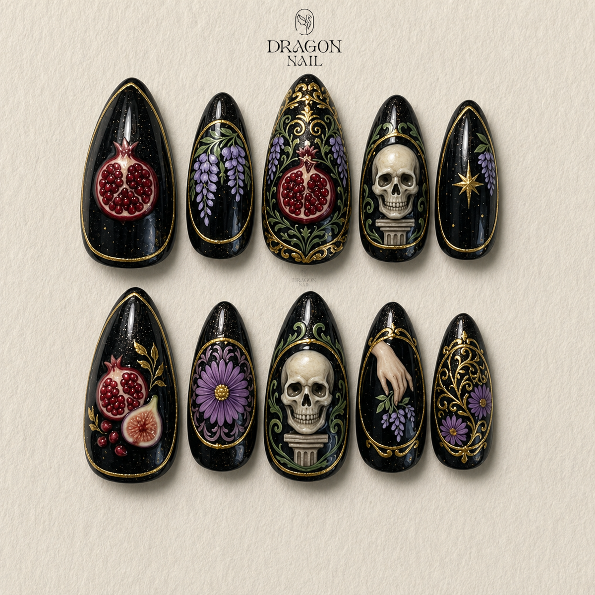 Royal Baroque Luxury Press On Nails