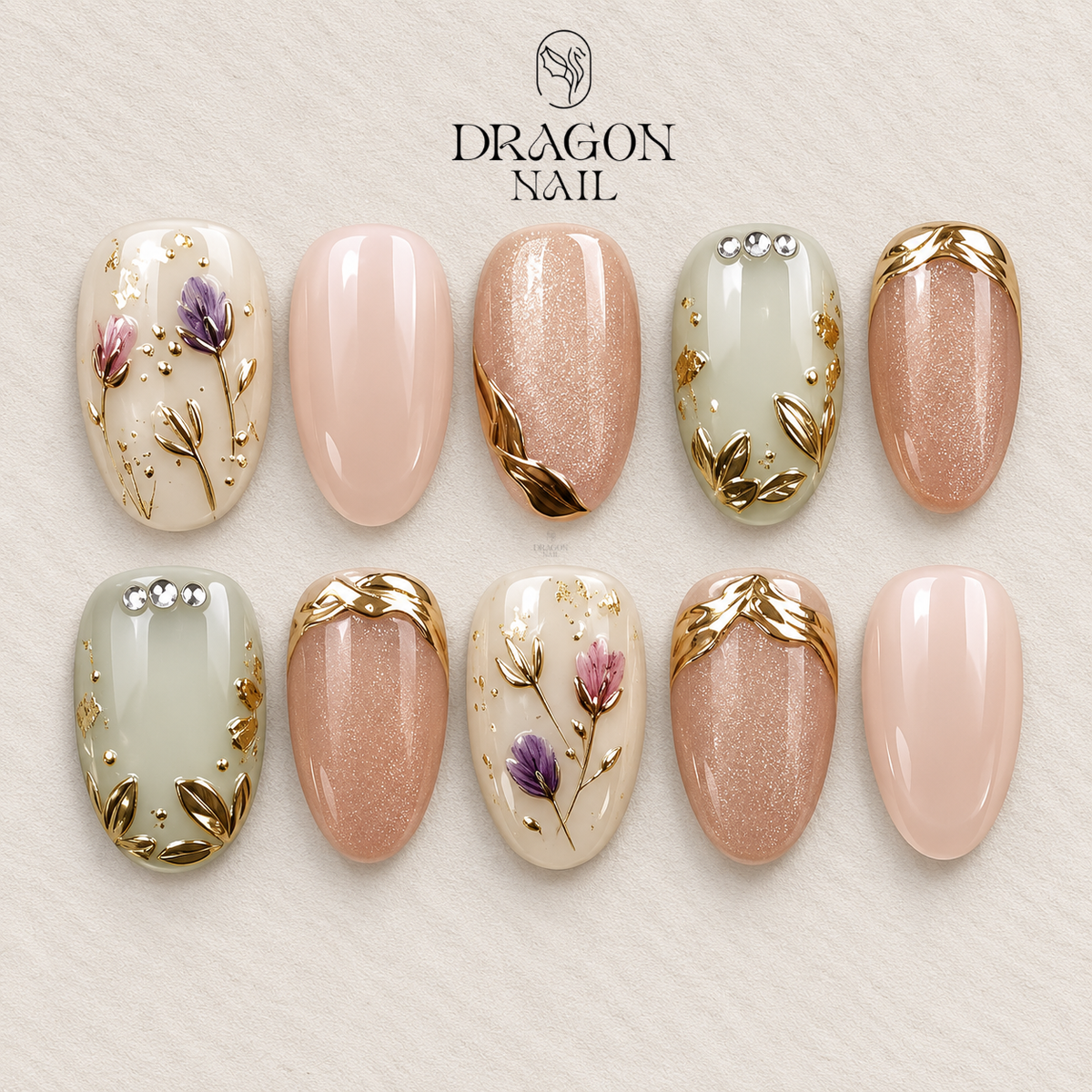 Soft Pink Short Oval Press On Nails