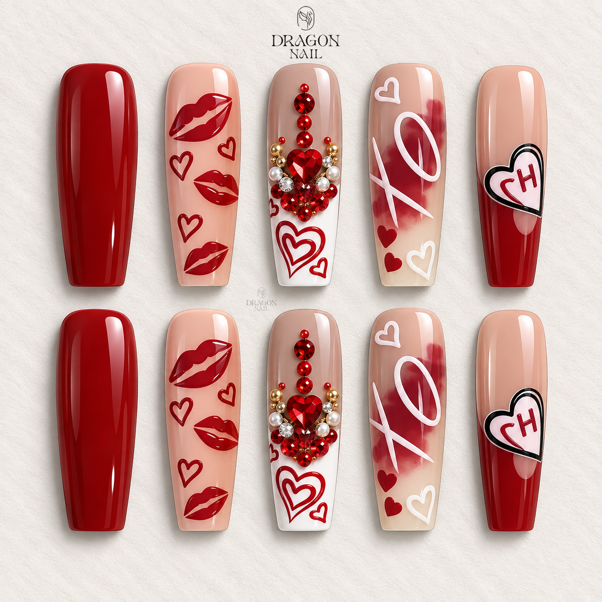 Valentine Sweetheart Red Candy Bow Art & Cute Love