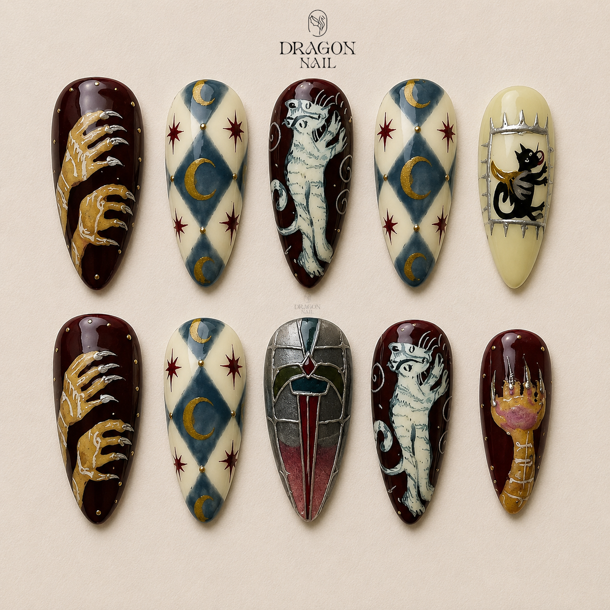 Whimsical Woodland Fantasy Press On Nails