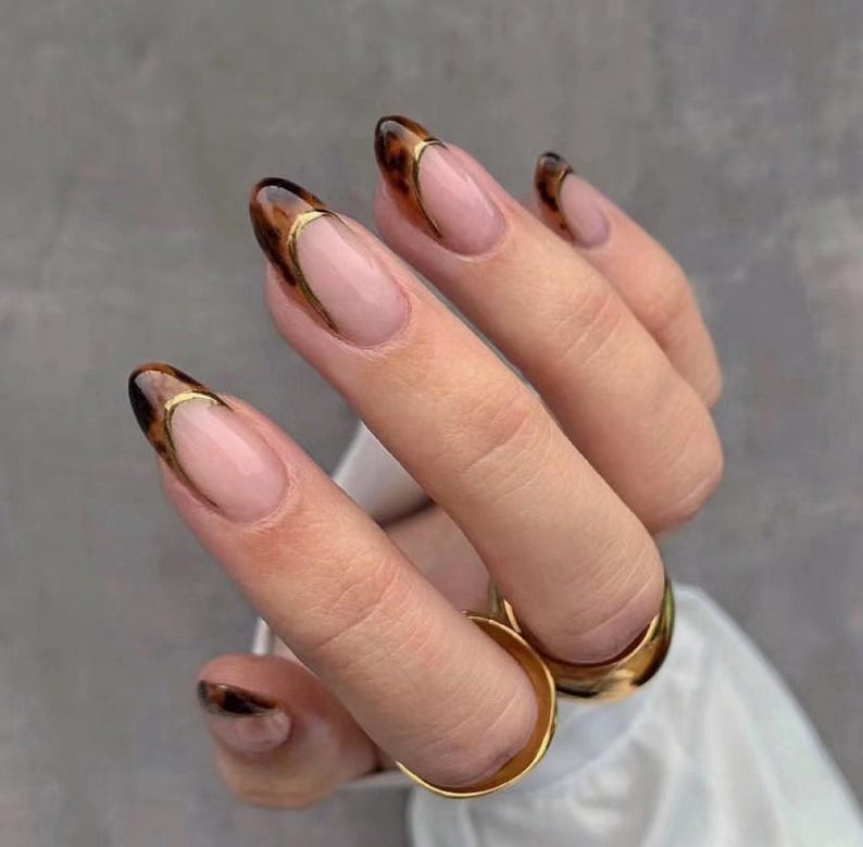 Celestial Black Cat Gothic Press On Nails