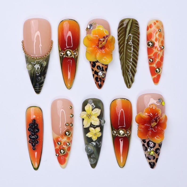 Haunted Manor Gothic Press On Nails
