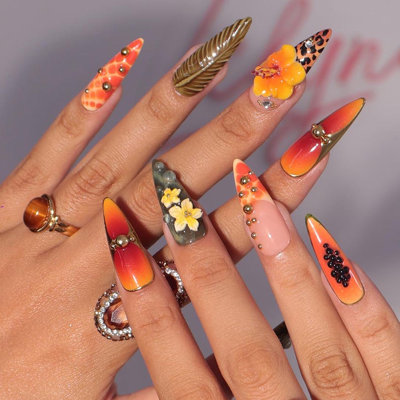 Haunted Manor Gothic Press On Nails