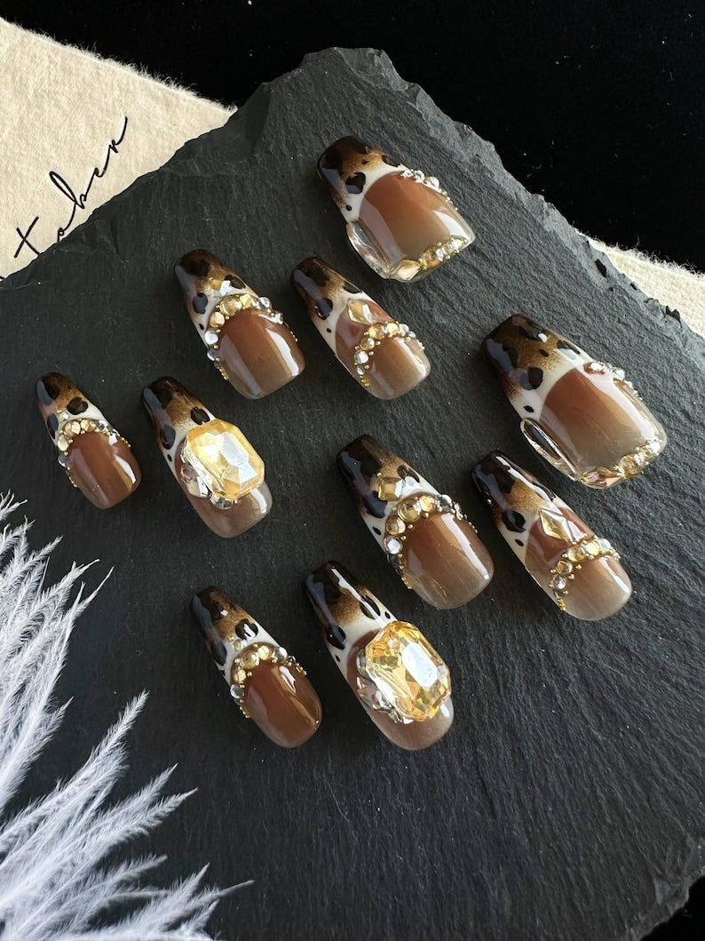 Mystical Celestial Vintage Press On Nails
