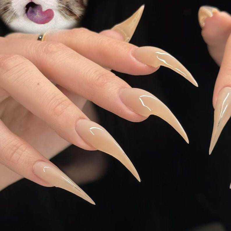 Demonic Claw Dark Fantasy Edge Press On Nails