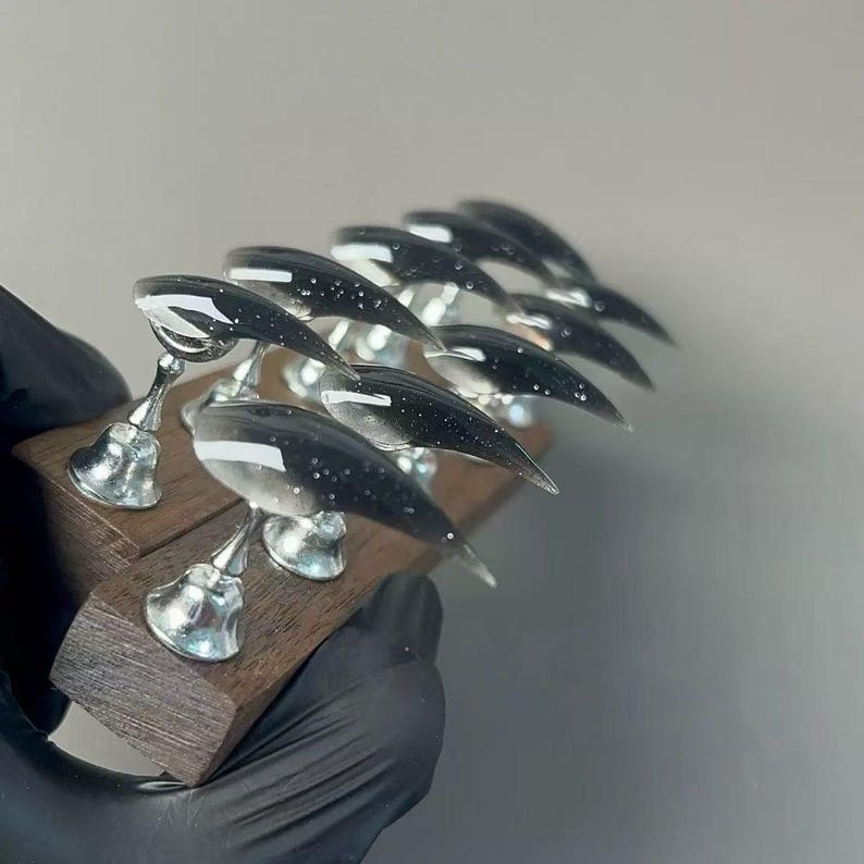 3D Armored Claw Glove Press On Nails