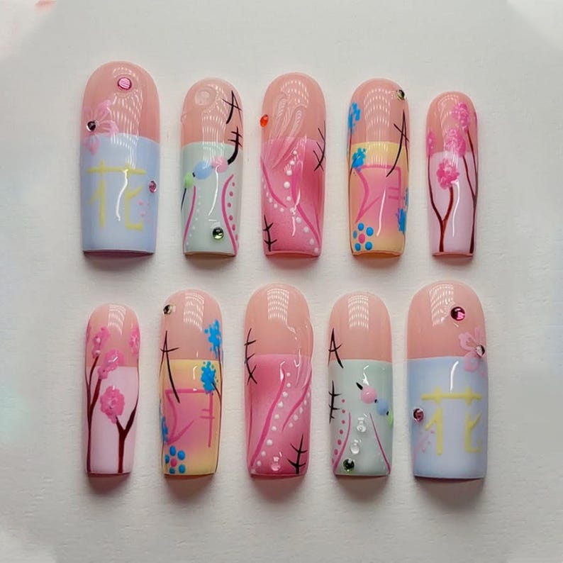 Dramatic Enchanted Gothic Press On Nails
