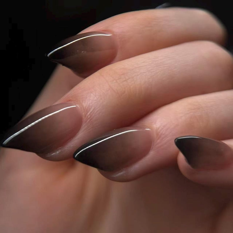 Ultra Short Gothic Armor Claw Press On Nails