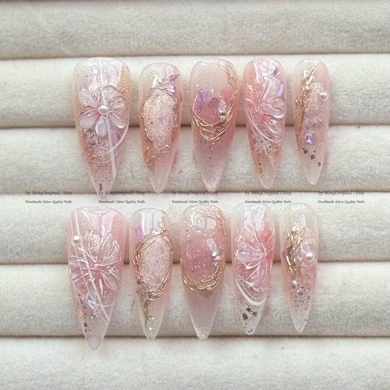 Midnight Gothic Relic Press On Nails