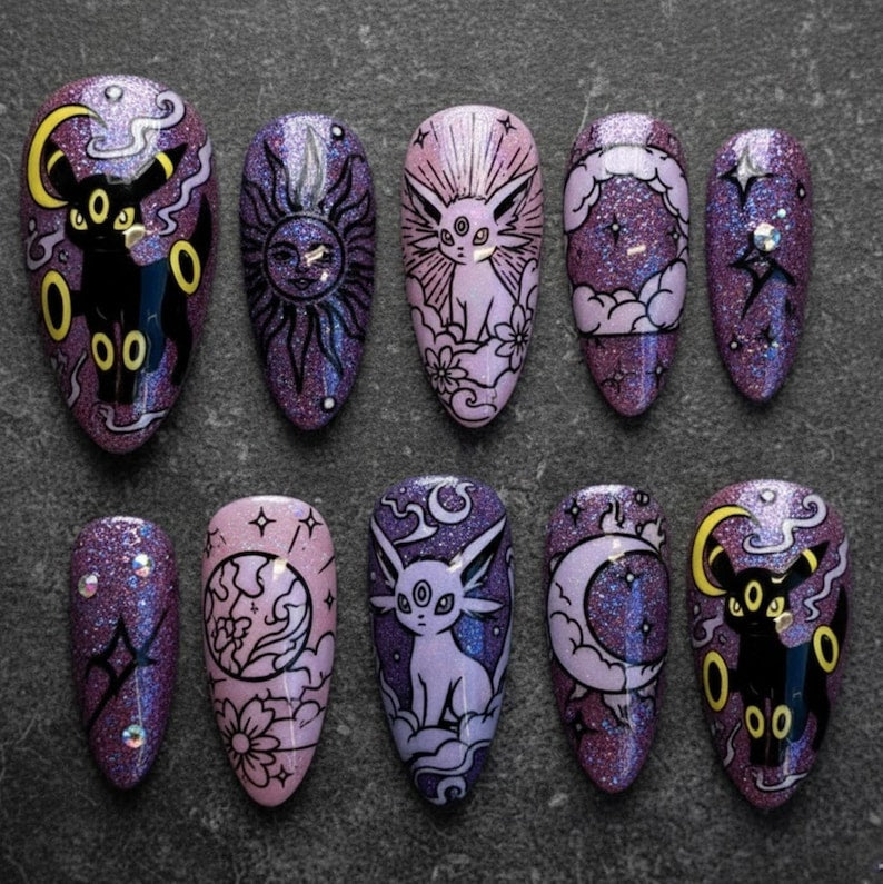 Luxurious Enchanted Gothic Press On Nails