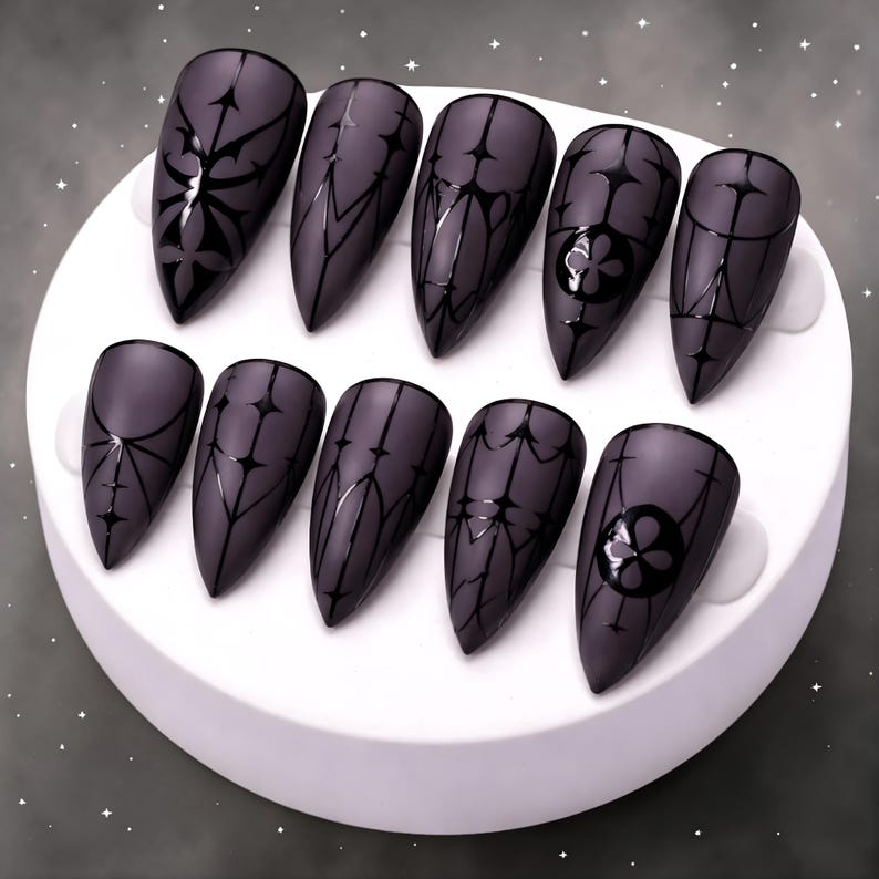 Ornate Cathedral Gothic Press On Nails