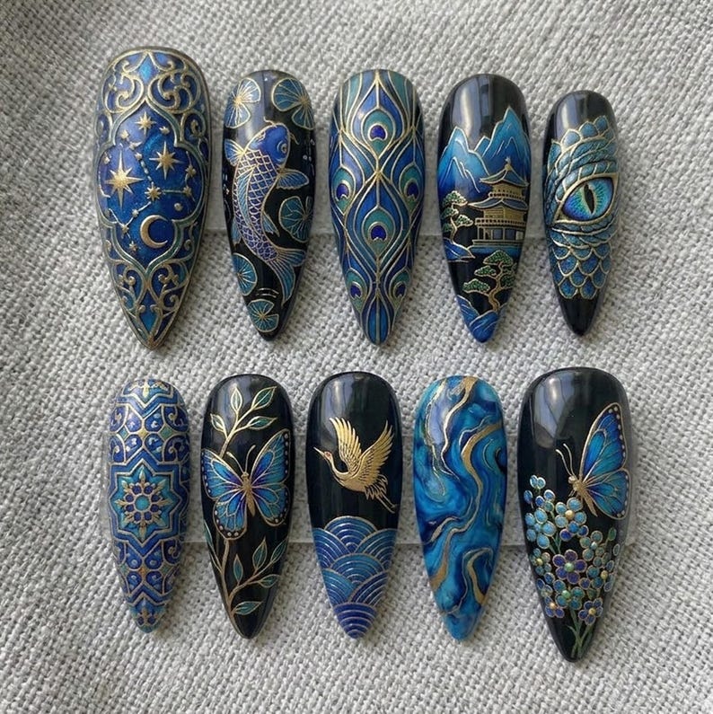 Enchanted Fairytale Gothic Press On Nails
