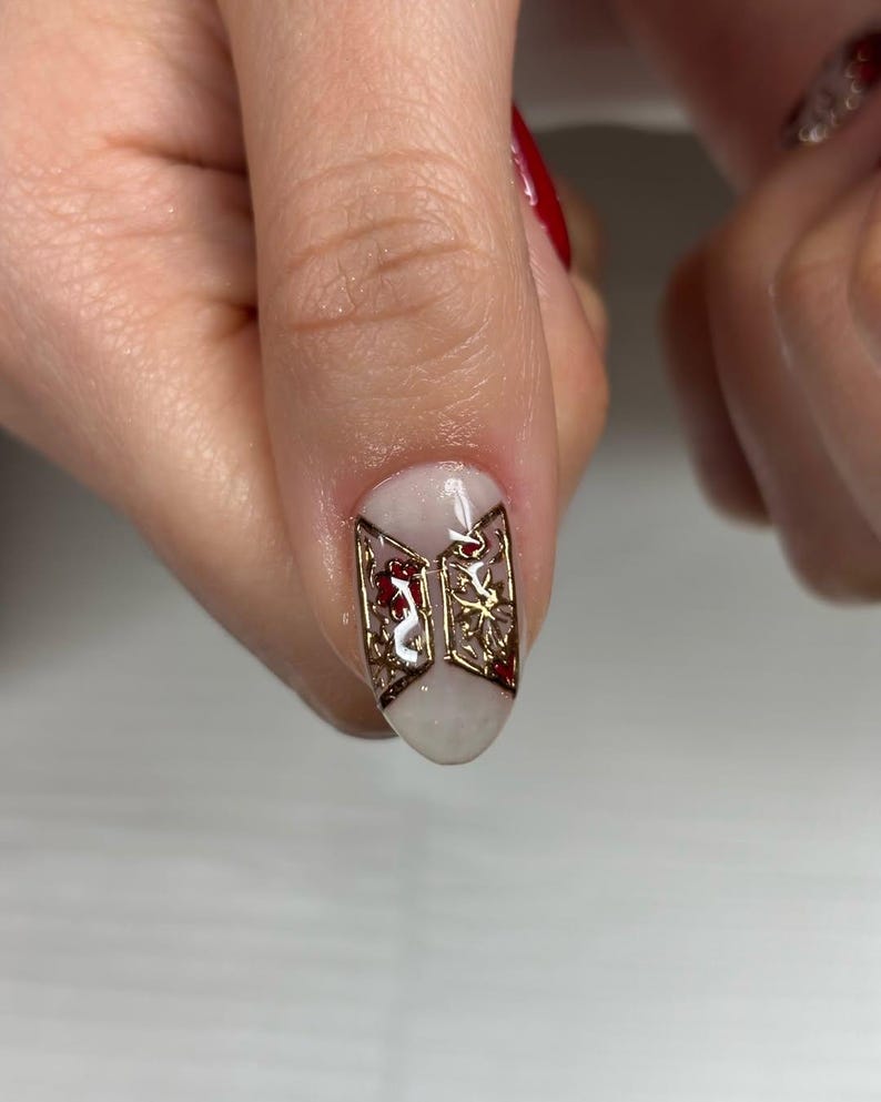 Colorful Pop Concert Glam Press On Nails