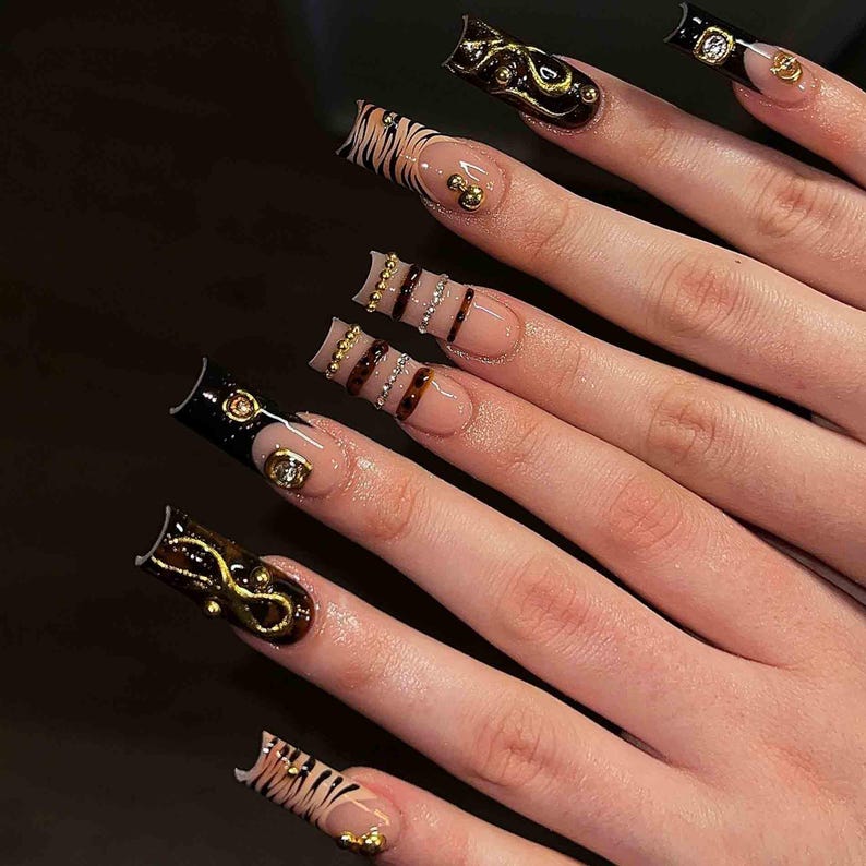 Wild Tiger Luxe Press On Nails