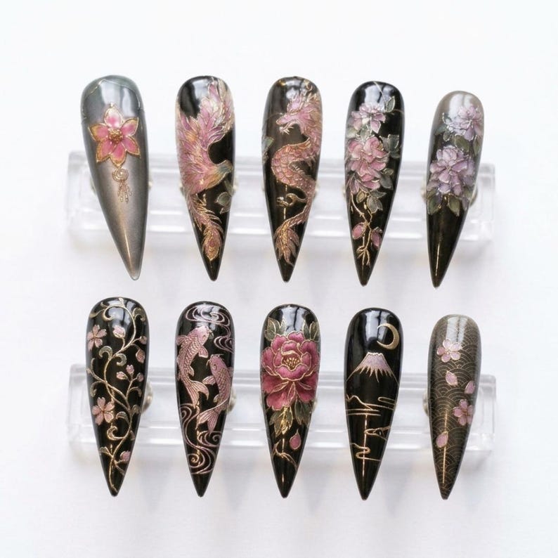 Majestic Mythic Elegance Press On Nails