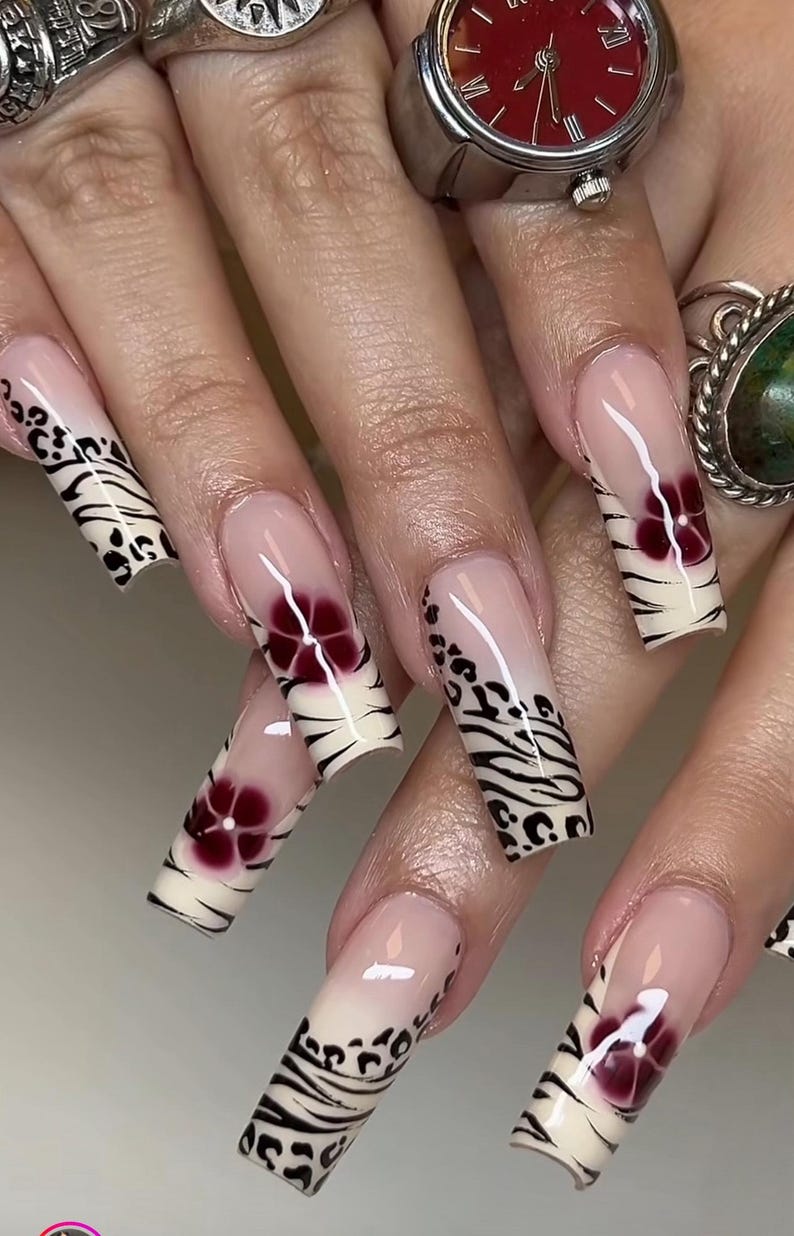 Elegant Crystal Harmony Press On Nails