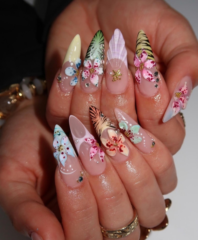 Natural Harmony Press On Nails