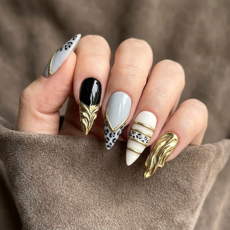 Mystical Celestial Gothic Press On Nails