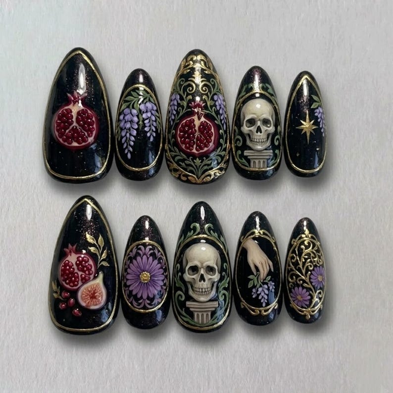Royal Baroque Luxury Press On Nails