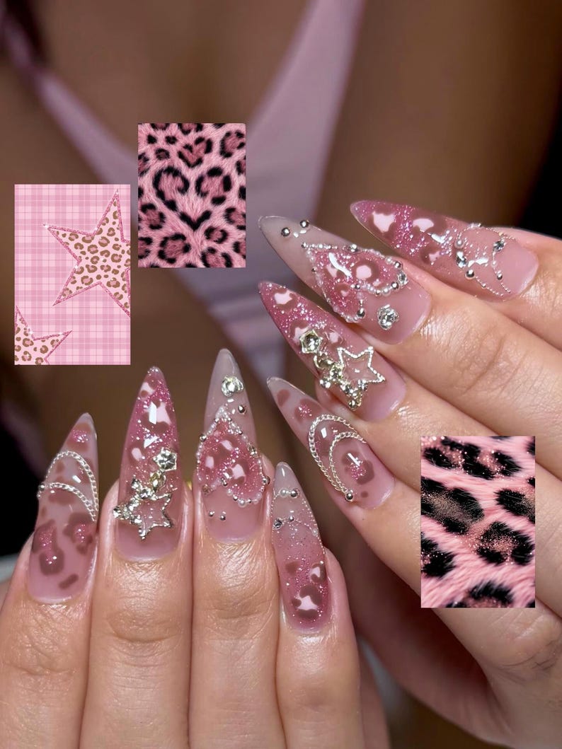 Luxury Pearl Garden Press On Nails