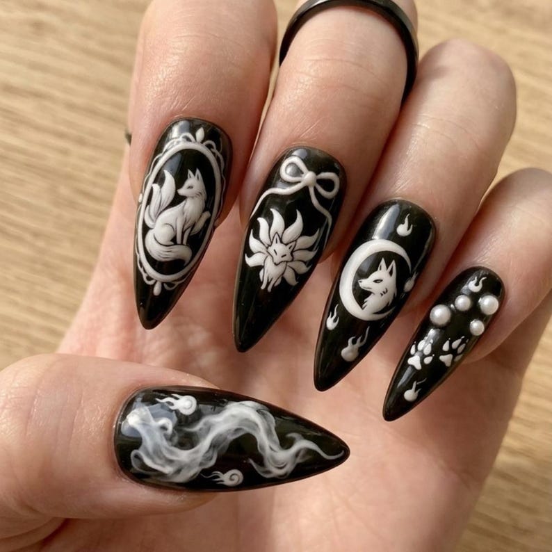 Mystical Fox Spirit Press On Nails